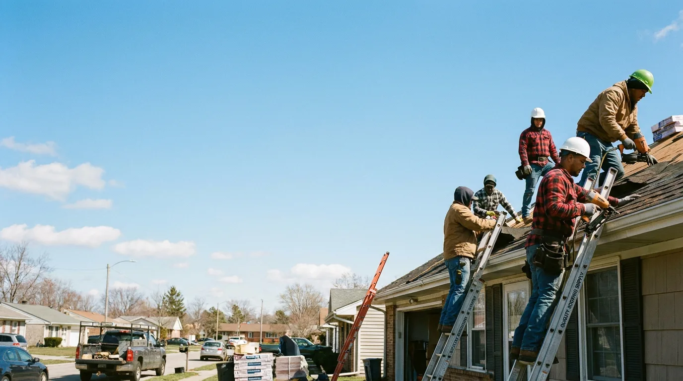 Roofing in Hazleton, IN near me